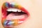 Colorful lips