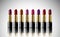 Colorful lipstick elements