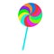 Colorful lollipop, 3d