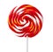 Colorful  lollipop swirl