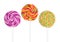 Colorful lolly pops