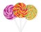 Colorful lolly pops