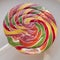 Colorful lollypop closeup