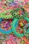 Colorful loom bands