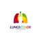 Colorful Lungs Logo Concept. Lungs with Colorful Logo Vector. Template Icon Symbol