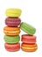 Colorful macaroons