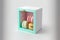 Colorful macaroons gift box. Sweet macarons present on white background. AI Generated