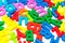 Colorful magnetic letters