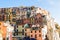 Colorful Manarola houses in Cinque Terre, Italy