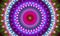 Colorful mandala Art with round patterns