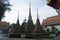 Colorful marble stupa in wat pho