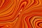 Colorful marble surface. Orange marble pattern of the blend of curves. Abstract pattern