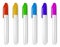 Colorful marker pen