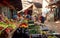 Colorful market in Akko, Israel