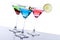 Colorful Martini Cocktails