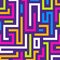 Colorful maze background