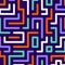 Colorful maze background