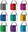 Colorful metal locks