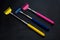 Colorful metallic back scratcher.