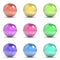 Colorful Metallic Sphere Set