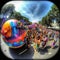 Colorful Midday Parade with Floats and Performers