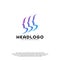Colorful Mind logo vector, Head intelligence logo designs concept vector