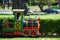 Colorful miniature train