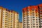 Colorful modern dormitory area