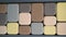 Colorful Modern Tiled Ceramic Mosaic Tiles Material Texture. Good for Interior Design. small colored tiles stones