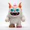 Colorful Monster Toy With Photorealistic Renderings - Unique Vinyl Toy