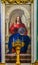 Colorful mosaic icon of Jesus Christ in the Saint Isaac\'s Russian Orthodox Cathedral in Saint Petersburg, Russia