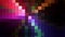 Colorful motion pixel background