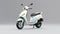 Colorful Motor Scooter In Photorealistic Renderings