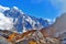 Colorful Mountain Landscape in Himalaya. Annapurna region,