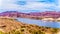 Colorful Mountains along the Cottonwood Basin of the Colorado River in El Dorado Canyon.