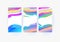 Colorful multicolor template vertical background. Liquid color banner design. Fluid shapes futuristic composition.