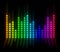 Colorful music volume