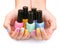 Colorful Nail Polish Bottles