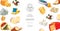 Colorful Natural Organic Cheese Template