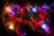 Colorful nebula. Deep space. Bright stars. Outer space background with vibrant nebula, stars, wallpaper. Beautiful fantasy