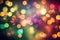 Colorful night bokeh background. Multicolor blurred backdrop