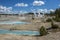 Colorful Norris Geyser Basin Pools