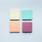 Colorful of notepaper set.business creativity