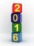 Colorful Numbers cubes 2016