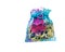 Colorful nylon gift bag with satin ribbon ties,