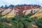 Colorful ochre mines in French Colorado, Provence, France