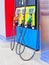 Colorful oil pump nozzles