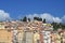 Colorful old buildings in Menton