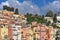 Colorful old buildings in Menton South of France