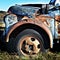 Colorful Old Junked Truck Lomograph